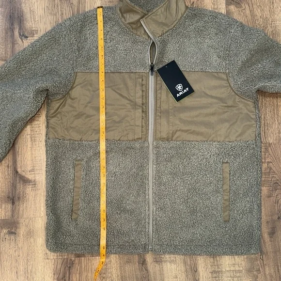 ARIAT Olive and Tan Sherpa Jacket